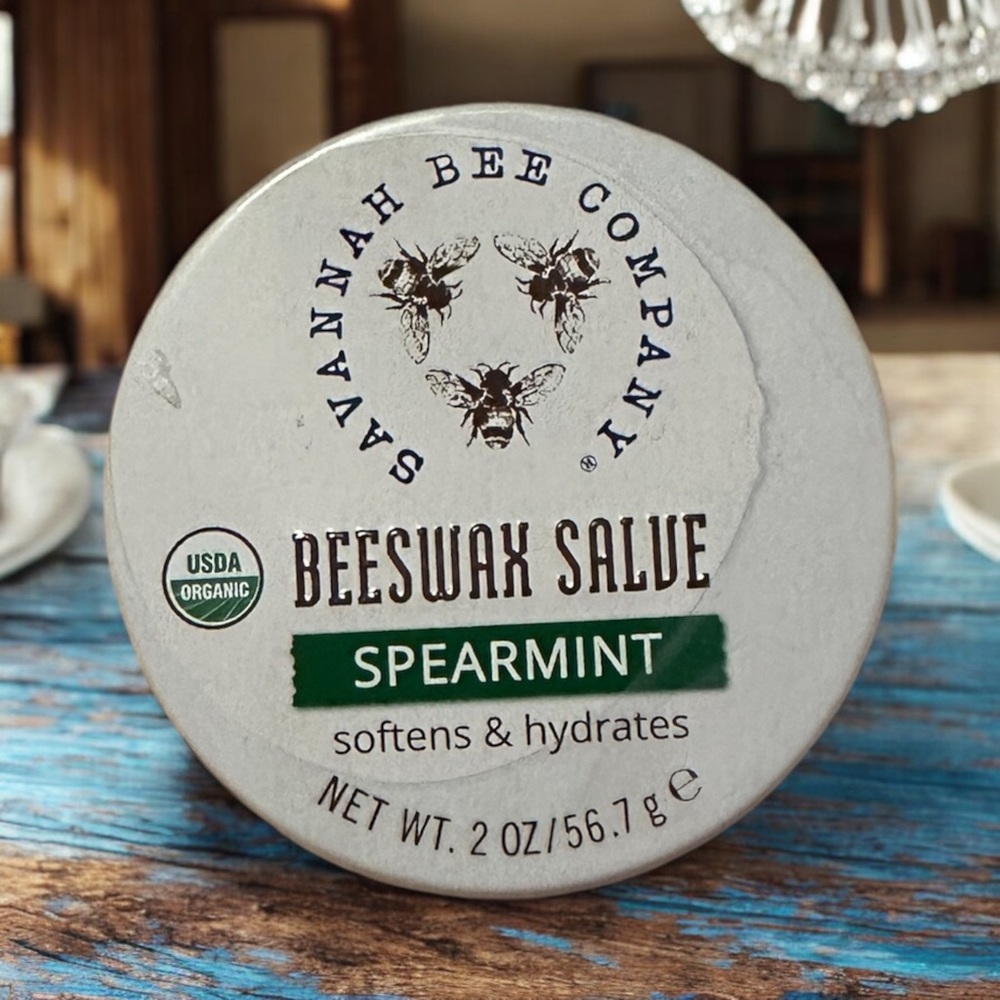 New Savannah Bee Co Beeswax Salve in the scent Spearmint